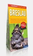 Breslau. Plan miasta. 2w1. Przewodnik + mapa. Wersja niemiecka laminowana