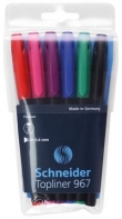 Cienkopisy Schneider Topliner 967 6 sztuk