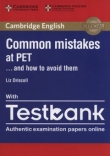 Common Mistakes at PET with Testbank