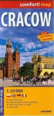 Cracow city street map