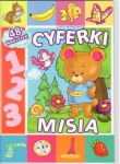Cyferki misia. 48 naklejek