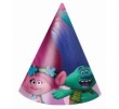 Czapeczki papierowe Trolls 6 sztuk