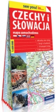Czechy i Słowacja papierowa mapa samochodowa 1:600 000