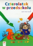 Czterolatek w przedszkolu Karty pracy część 1