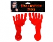 Dekoracja krwawe stopy Halloween