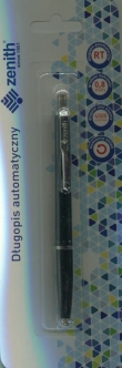 Długopis automatyczny zenith 7 blister czarny