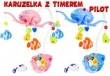 Duża karuzelka z projektorem ośmiornica + pilot