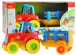 DUŻY TRAKTOR FARMERA + PRZYCZEPA DLA MALUCHA