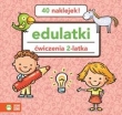 Edulatki Ćwiczenia 2-latka 40 naklejek