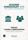 Egzamin gimnazjalny 2018 Historia i wiedza o społeczeństwie Testy i arkusze z odpowiedziami
