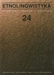 Etnolingwistyka t.24