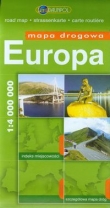MAPA DROG.-EUROPA 1:4 000 000 PILOT