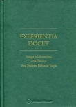 Experientia docet Księga jubileuszowa ofiarowana Pani Profesor Elżbiecie Traple