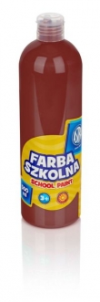 Farba szkolna 500 ml brązowa