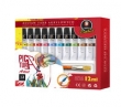 Farby akrylowe 12 kolorów w tubie 12 ml