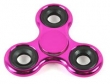 Fidget Spinner stalowy połysk metalic różowy