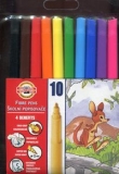 Flamastry zmywalne 10 kolorów