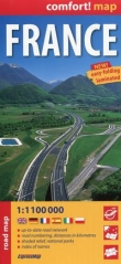 France road map 1:1100 000 laminowana