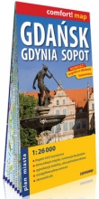 Gdańsk, Gdynia, Sopot laminowany plan miasta 1:26 000