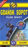Plan Miasta. Gdańsk, Sopot. Laminowana midi 1:26 000