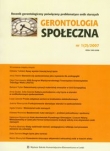 Gerontologia społeczna 1(2)2007