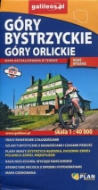 Góry Bystrzyckie Góry Orlickie mapa 1:40 000