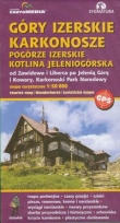 Góry Izerskie Karkonosze Pogórze Izerskie Kotlina Jeleniogórska mapa turystyczna 1:50000