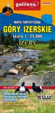 Góry Izerskie "Izery" mapa turystyczna