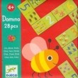 Gra tektura Domino z liczbami