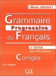 Grammaire Progressive du Francais Niveau debutant klucz 2 edycja