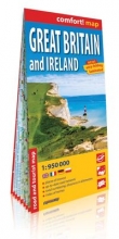 Great Britain and Ireland laminowana mapa samochodowo-turystyczna 1:950 000