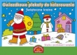 Gwiazdkowe plakaty do kolorowania. Świąteczna kraina. Książka z pocztówkami i nalepkami
