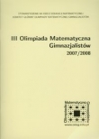 III Olimpiada matematyczna gimnazjalistów 2007/2008