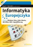 Informatyka Europejczyka. Gimnazjum. Zeszyt ćwiczeń. Windows Vista, Linux Ubuntu