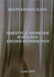 Inwestycje niemieckie w krajach średnio rozwiniętych