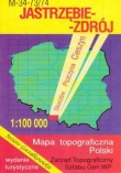 Jastrzębie Zdrój  mapa 1:100 000 WZKart