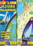 Jeziora Mazurskie (dwie części). Żeglarska mapa laminowana.1:60000