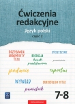 Język polski. Klasa 7-8, szkoła podstawowa, część 2. Ćwiczenia redakcyjne