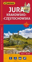 Jura Krakowsko-Częstochowska mapa laminowana