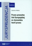 Jurysprudencja 5 Prawo prywatne Unii Europejskiej ze stanowiska teorii prawa