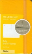 Kalendarz 12-miesięczny 2014 Moleskine XS dzienny żółty