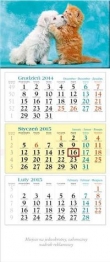 Kalendarz 2015 Zwierzaki