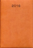 Kalendarz 2016 książkowy A5 Vivella jasny brąz