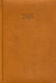 Kalendarz 2016 Książkowy tygodniowy A5 brązowy