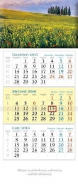 Kalendarz 2016 KT 04 Łąka trójdzielny