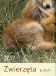 Kalendarz 2017 13 planszowy Zwierzęta Europy
