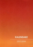 Kalendarz 2017/2018 nauczycielski pomarańczowy