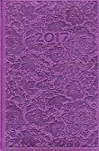 Kalendarz 2017 41TN B6 tygodniowy fioletowy