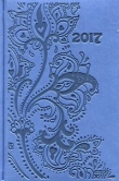 Kalendarz 2017 41TN B6 tygodniowy zgaszony niebieski
