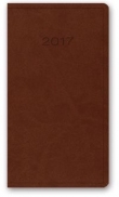 Kalendarz 2017 A6 11T Vivella brązowy